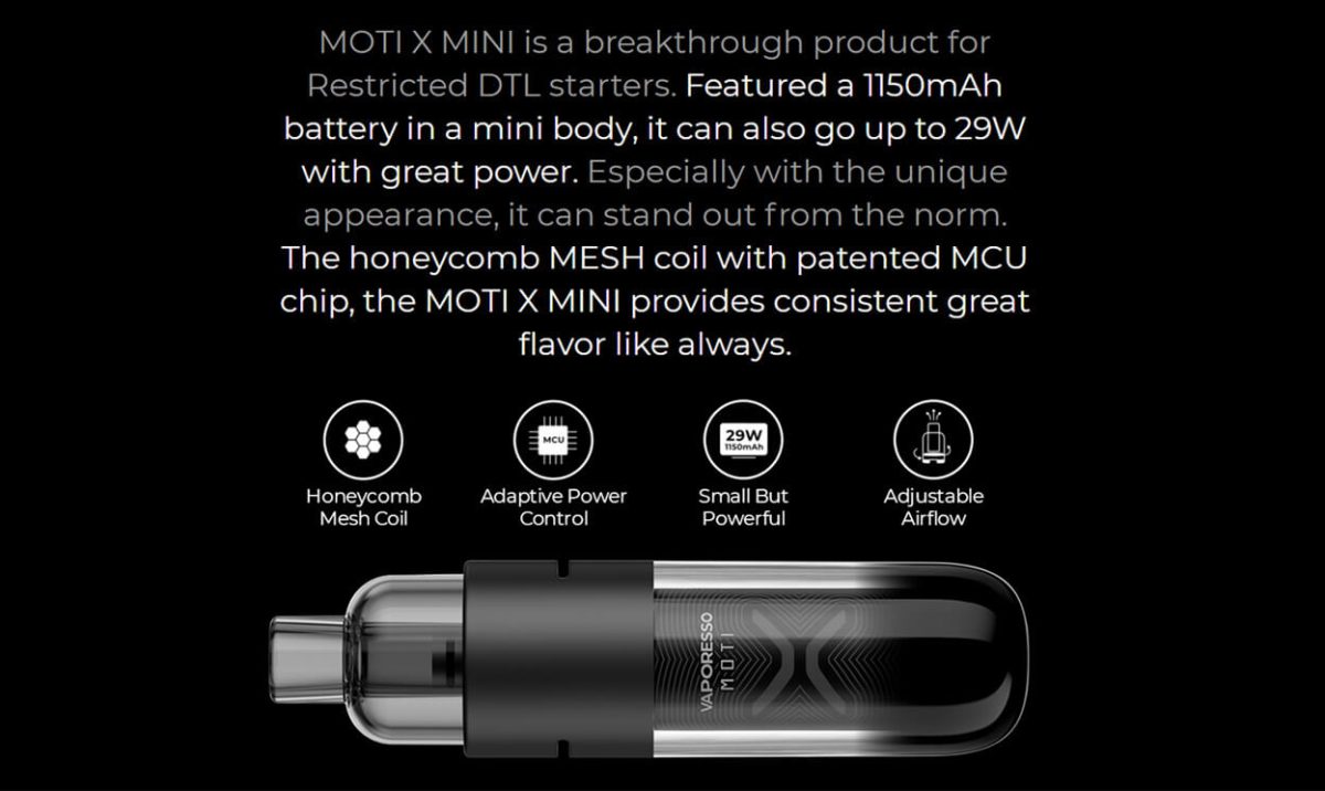 Pod System Vaporesso Moti X Mini Pod Vape Kit | Just 17.99 Limited Deal -  Best Vapes Australia Moti X Mini Pod System Kit Vaporesso Pro